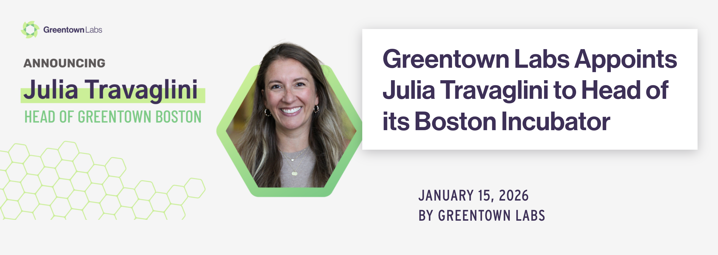 Greentown Labs taps Julia Travaglini to be the Head of Greentown Labs, Boston