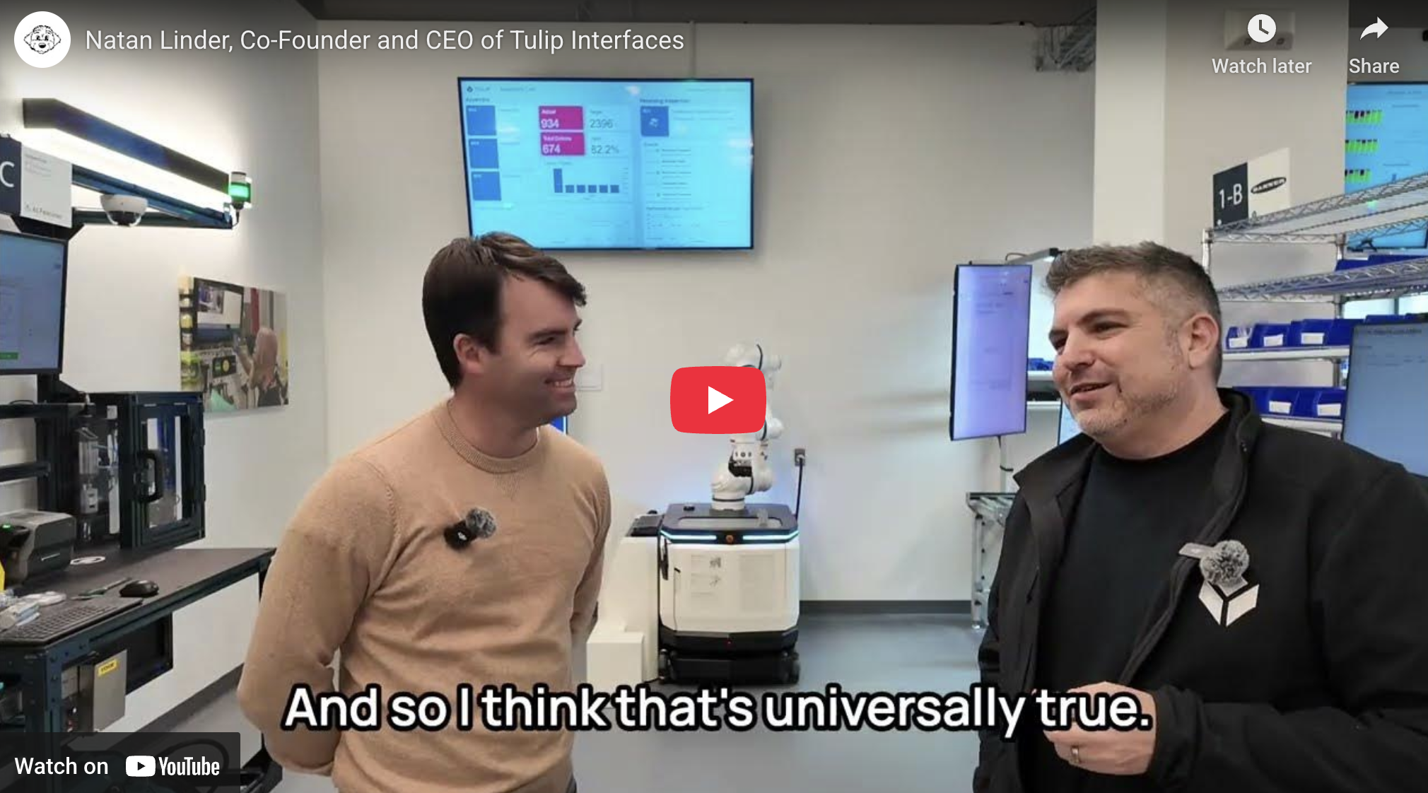 Natan Linder, Co-Founder & CEO of Tulip joins The Lantern